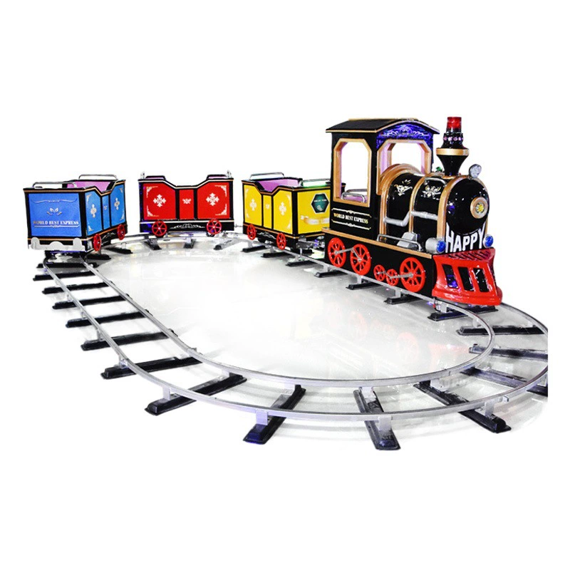 Крытый торговый центр Электрический небольшой поезд Развлекательное Оборудование живописное место большой трек небольшой поезд развлекательное оборудование может сидеть люди