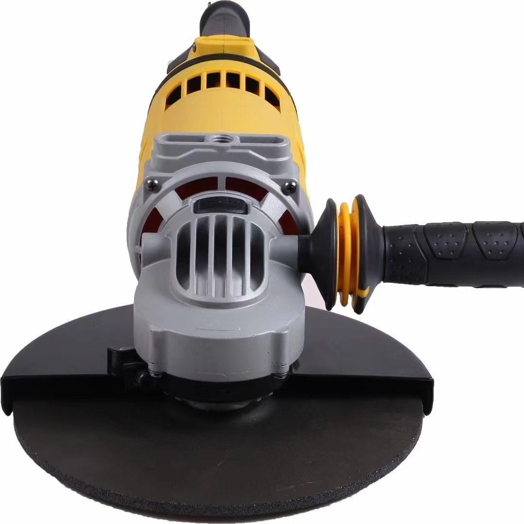 厂家直销转速高扭力大角磨机230mm功率恒定石材打磨抛光细手柄磨