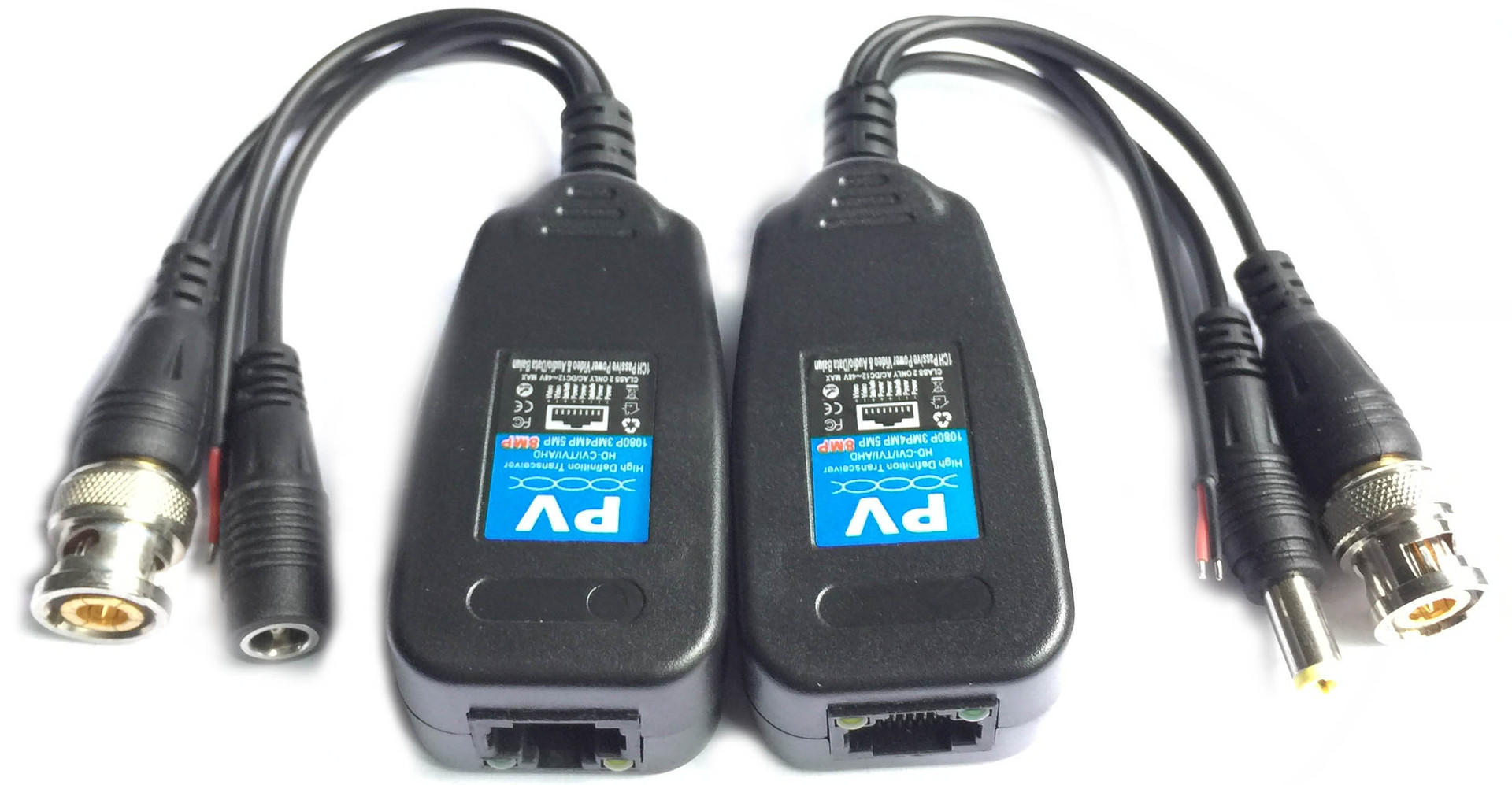 双绞线传输器 HDCVI HTVI AHD，PVD 传输器，同轴 5MP 8MP传输器