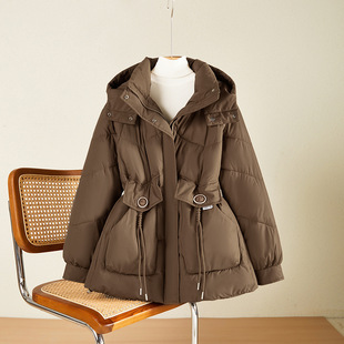 Small Down Cotton-padded Jacket Women's Short Autumn and Winter High-grade plus size Thickened Cotton-padded Jacket Coat 2024 New