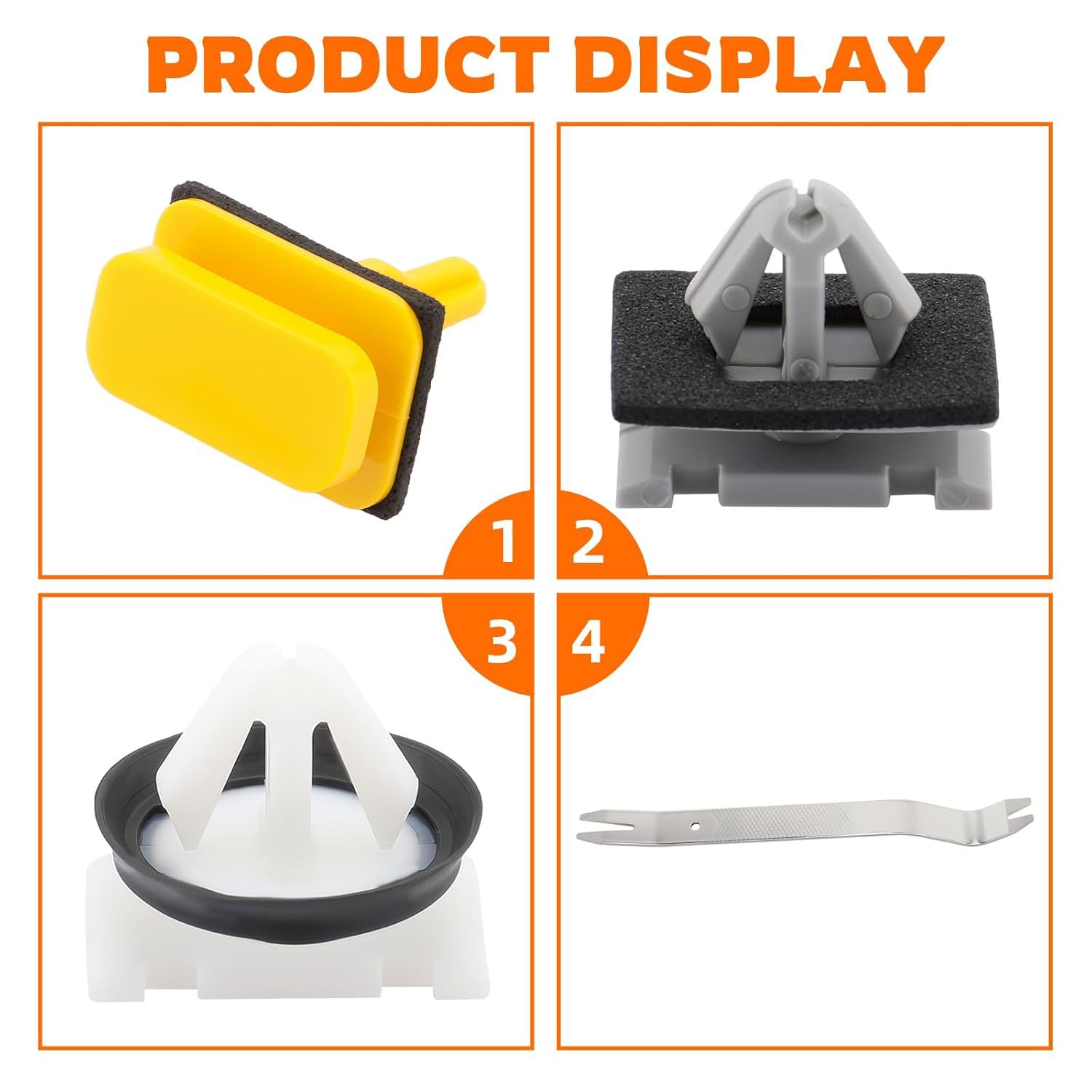 Car Door Side Skirt Fender Flare Retainer Clip
