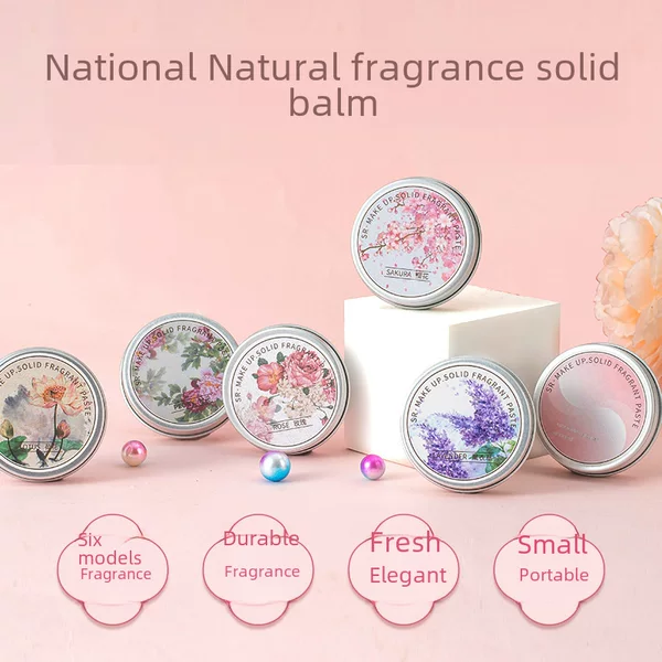 Cyber Celebrity Small Clear Solid Perfume Student Fair Price Solid Perfume Natural Lasting Portable Perfume for Boys and Girls