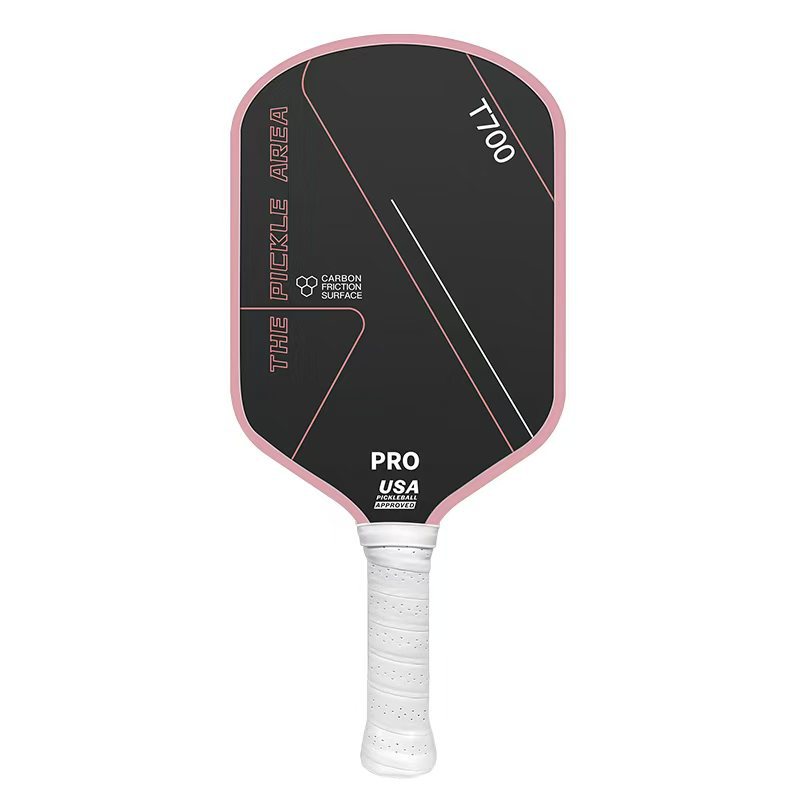Pickleball Paddle Same Model Factory Direct Sale Carbon Fiber Fabric Texture Matte Pickleball Paddle 16mm
