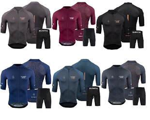 2023 Pas Short-Sleeved Bicycle Outdoor Road Mountain Sports Cycling Clothing Soft Quick-Drying Breathable Cycling Equipment