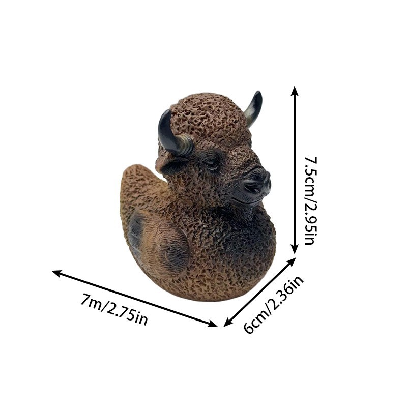 Nuevo producto transfronterizo, Pato Vegetal de Diseño Peculiar, Artesanía de Resina de Pato Vegetariano