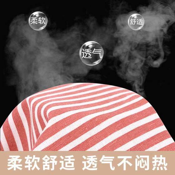 cotton and linen striped apron fashion housework breathable restaurant waist home kitchen work apron