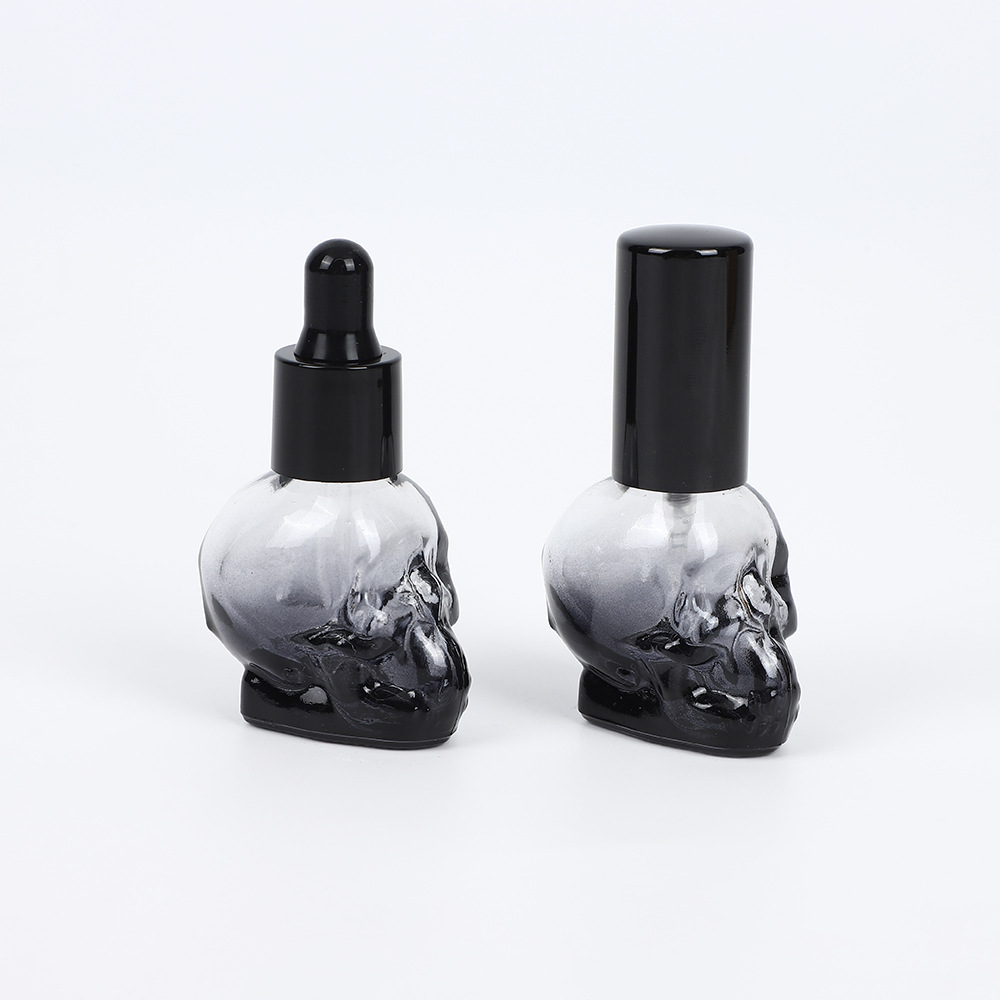 8ML渐变色香水分装瓶创意香水瓶滴管精油瓶螺口香水喷雾瓶玻璃瓶