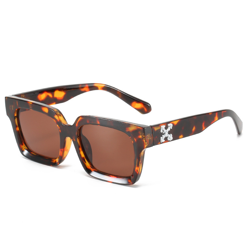 Nuevas gafas de sol de caja de lona de los hombres y mujeres retro caramelo color de caramelo de las gafas de sol de comercio exterior suministro directo de fábrica 3925