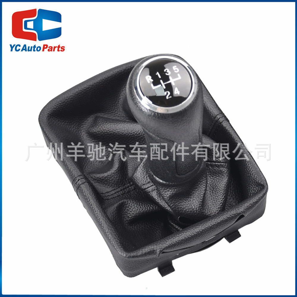 Aplicable a 02-09 viejo Polo 9N 9N2 9N3 cabeza de cambio de marchas Volkswagen palanca de cambio de marchas cubierta de polvo manija