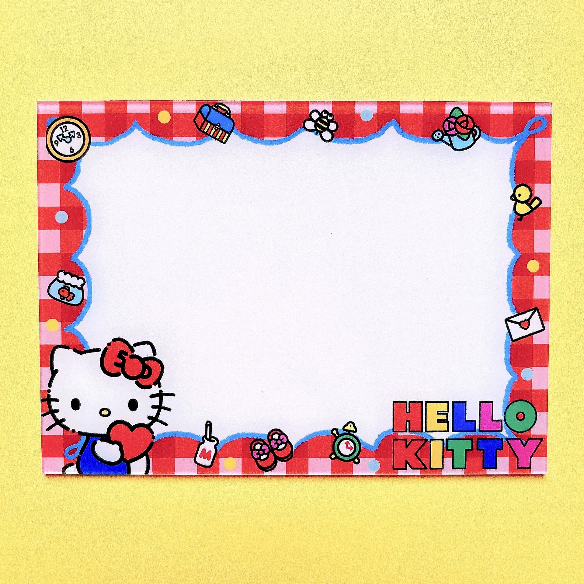 Новая акриловая пишущая доска сообщение Board Санрио Hello Kitty Kuromi кросс-бордер TK США и Япония взорванный 15см