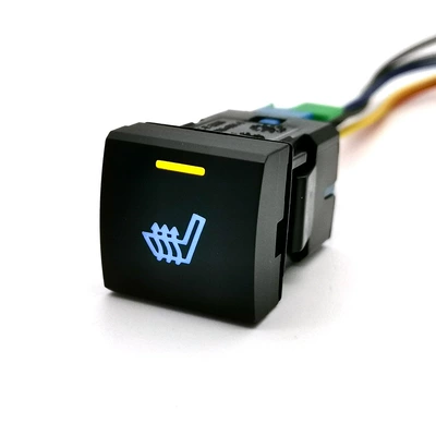 Suitable for Toyota Camry Corolla Car Led Radar Power Switch Fog Light Switch Button with Tail Cable (Other Automotive Interior Supplies) - seat-heating-switch-tail-line