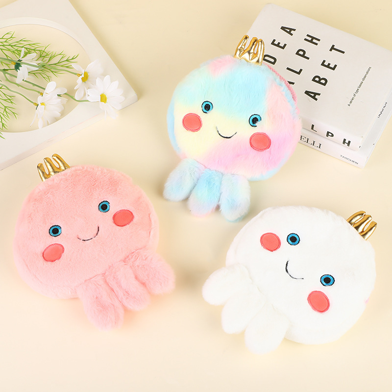 Estilo coreano ins chica corazón felpa mensajero bolsa de dibujos animados niños princesa bolsa niños y niñas bolso de hombro niños monedero