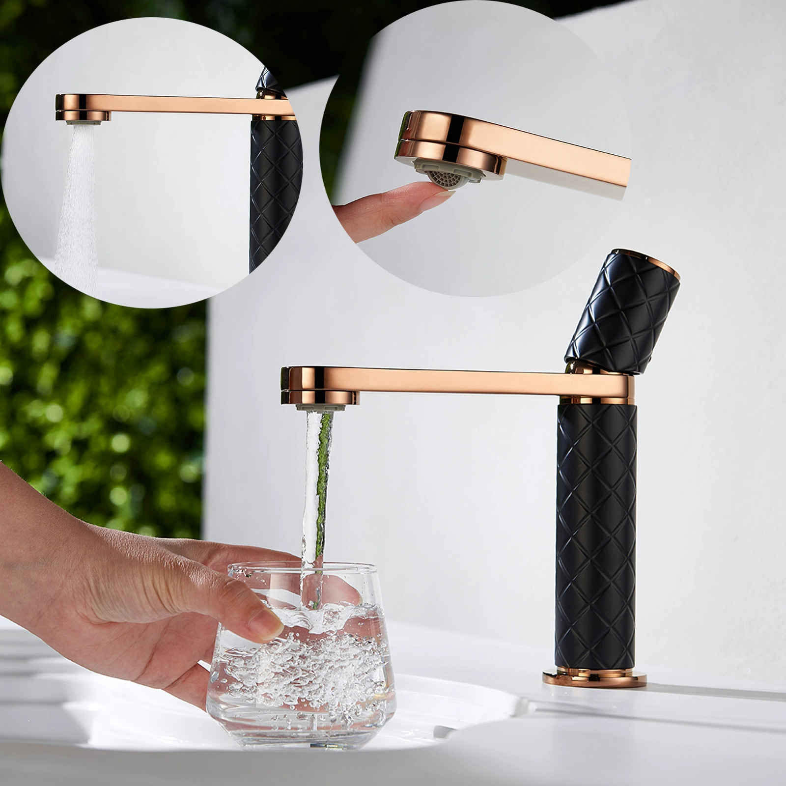 HIDEEP ванная комната ванная комната раковина раковина кран для холодного и горячего сиденья простой смеситель