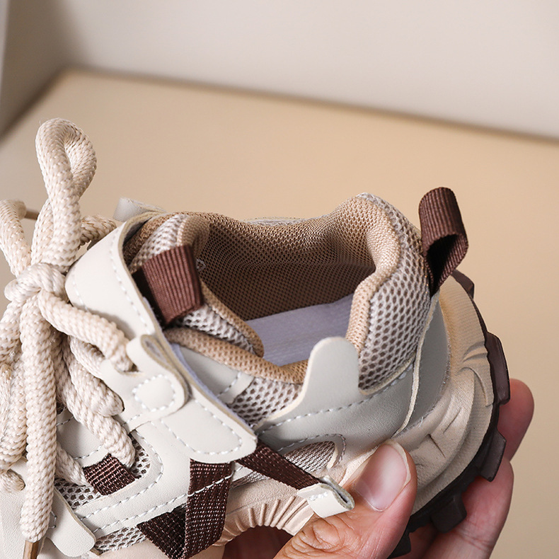 Sneakers bambina scarpe da ginnastica alla moda lacci morbide_voghion.com