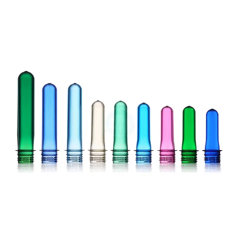 多规格克重可定制颜色瓶胚   28mmPCO1810水饮料 彩色 PET管胚