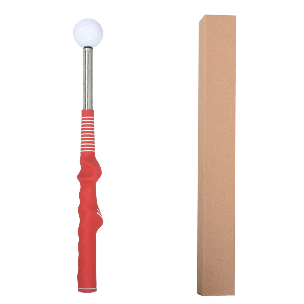 Ejercicios de swing de golf varilla telescópica TPE agarre de mano varilla de swing de golf