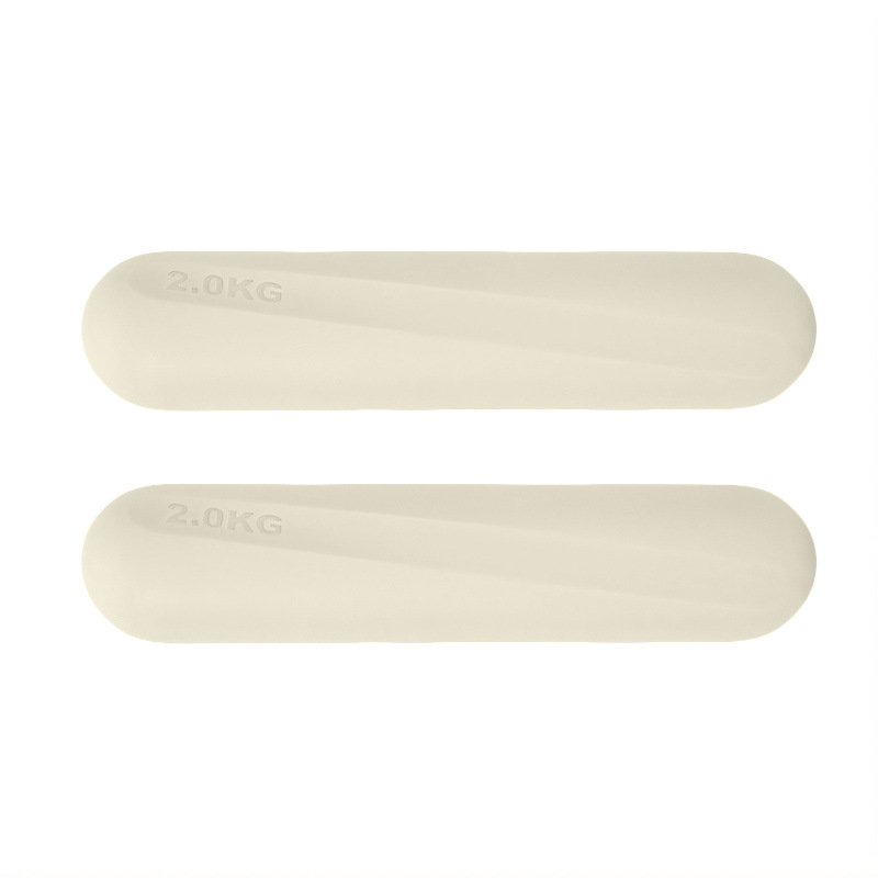 Dumbbell redondo de silicona fijo equipo de fitness yoga pilates entrenamiento de fuerza dumbbell redondo de silicona