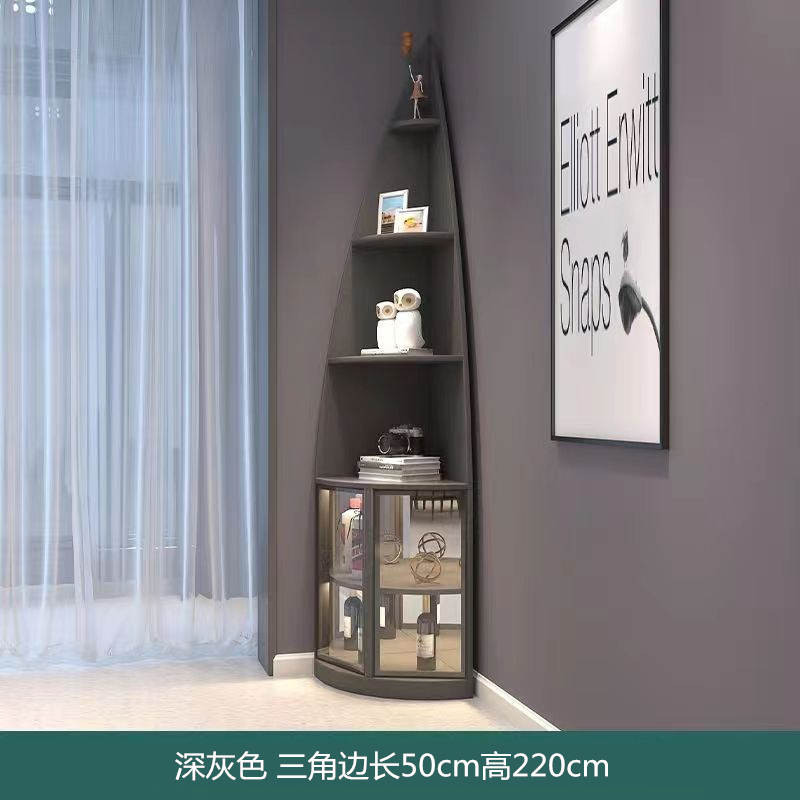 海草转角柜置物架客厅三角边柜卧室墙角柜收纳柜靠墙拐角柜|undefined