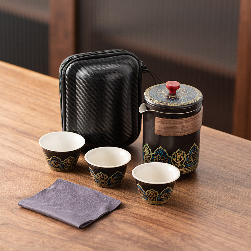 旅行茶器携帯用工夫茶器セット卸売り日本式屋外快客杯祝日会社ビジネスプレゼント|undefined
