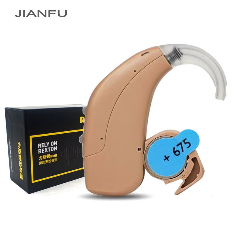 Liston audífono ancianos jóvenes sordos oído espalda invisible inalámbrico HD calidad de sonido batería montada en el oído