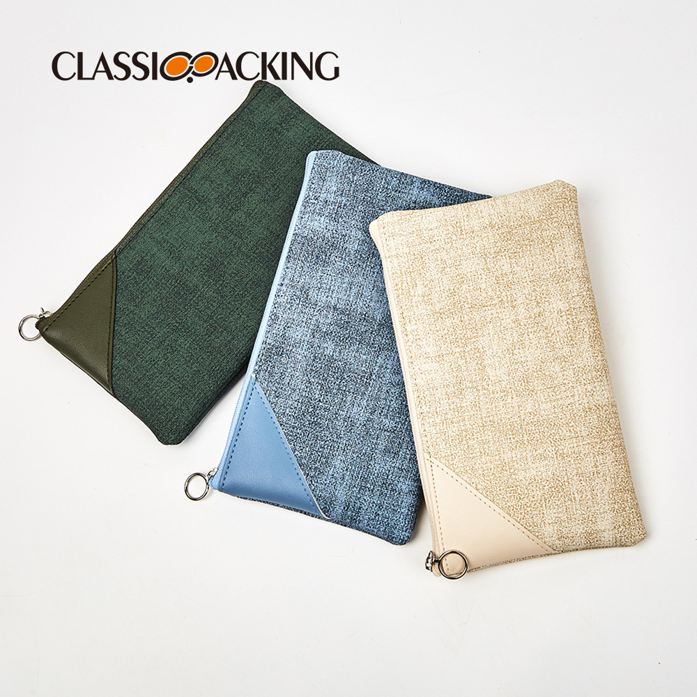 Bolsa de almacenamiento de cuidado de la piel simple de estilo coreano material de material tejido de gran capacidad bolsa de cosméticos Portátil Bolsa de almacenamiento de estilo japonés