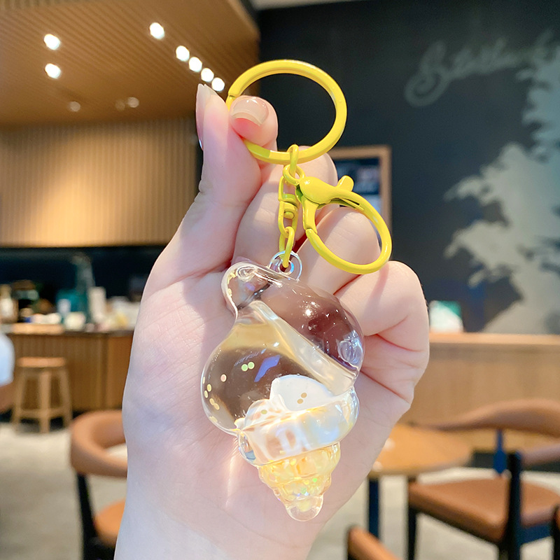 Cartoon Dream Bear Girl Keychain leche rosa muñeca adorable bolso de pareja colgante pequeño regalo al por mayor