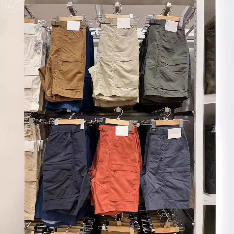 Japanese Single Men's and Women's Summer Nylon Casual Shorts Sports Pants Outdoor Camping Style Functional Cargo Pants M463870