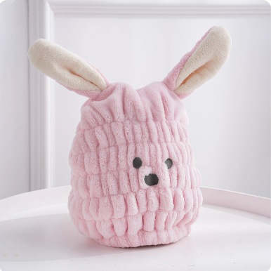 Toalla para secar el pelo con orejas de conejo superabsorbente_voghion.com