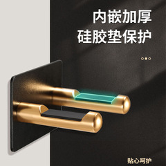 Hole-free Dyson hair dryer stand, electric hair dryer holder, minimalist bathroom and bathroom storage rack, wall-mounted drying rack