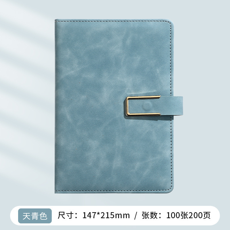 A5笔记本搭扣商务办公记事本礼盒装中秋节学校送礼品本子可印logo|undefined