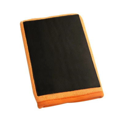 mud grinding gloves car washing mud: Car cleaning tools - orange-slushed-gloves-bag