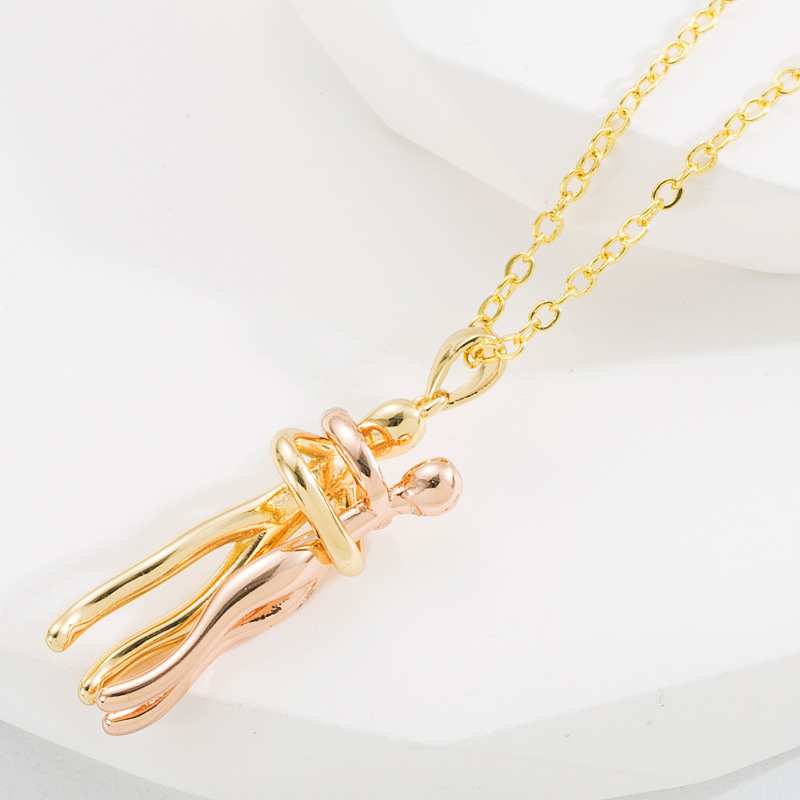 Fashion Human Copper Pendant Necklace Copper Necklaces display picture 6