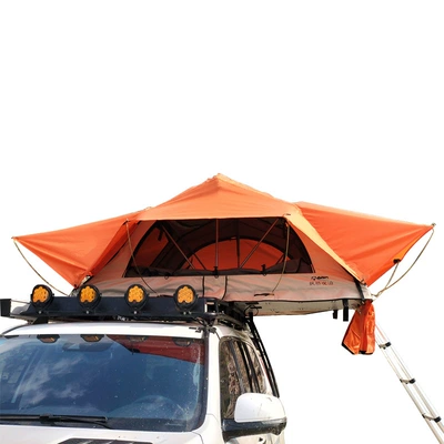 Source Factory Roof Tent Quick-Open Camping Tent Waterproof Sunshade Travel Self-Driving Car Tent (Avtomobil dam çadırları) - orange-140210110cm-2-3