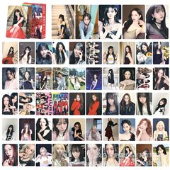 AESPA小卡55張金玟庭自印卡柳智敏寧藝卓專輯小卡lomo卡ins自製卡
