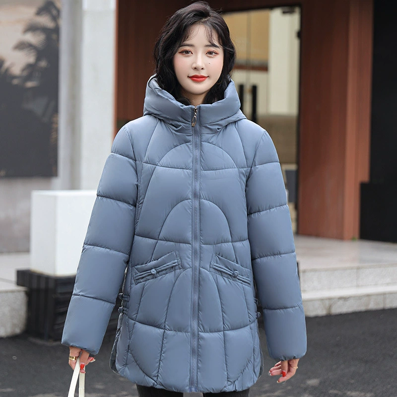Пуховая хлопковая одежда, женская одежда, короткая Новинка 2022 г., зимняя высококачественная модная куртка с хлопковой подкладкой, доставка, Оптовая Внешняя торговля