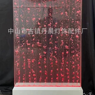 定制玄关隔断气泡墙水幕墙流水屏风水幕屏风