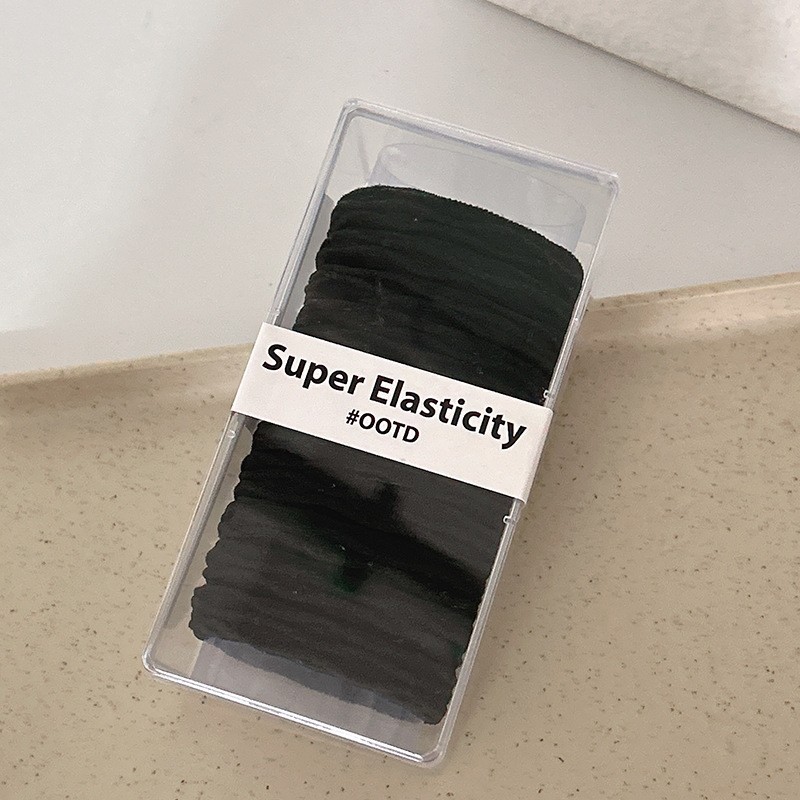Gomas para el pelo de alta elasticidad, colores, en caja – Mayorista de Yiwu