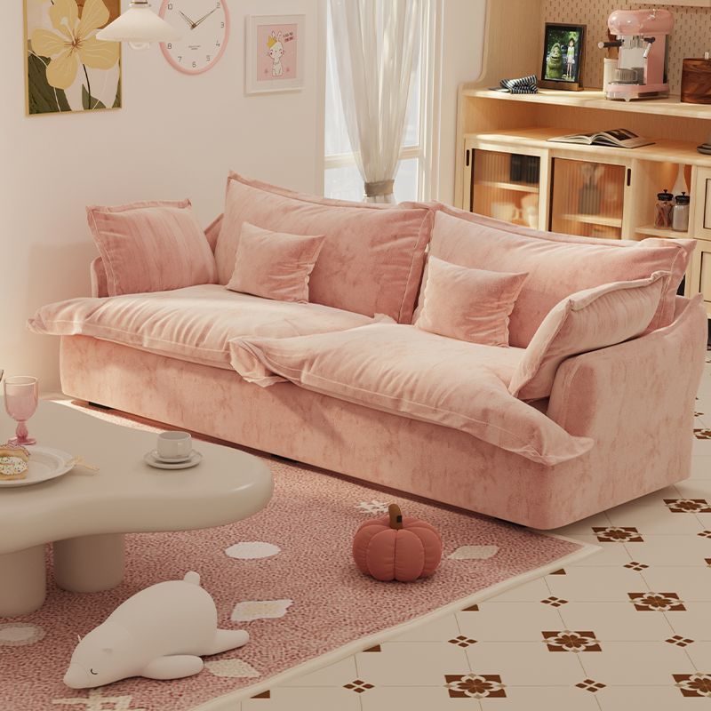 Petal Cloud Fabric Sofa Living Room Balcony Home Small Apartment Double Three-Person Rental Room Bedroom Lazy Lounge Chair