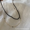 Design necklace, short chain for key bag , choker, 14 carat, simple and elegant design