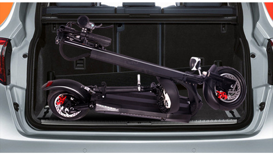 Cross-Border Mini Foldable Electric Scooter with Long Battery Life for Adults, Convenient Electric Scooter with Seat