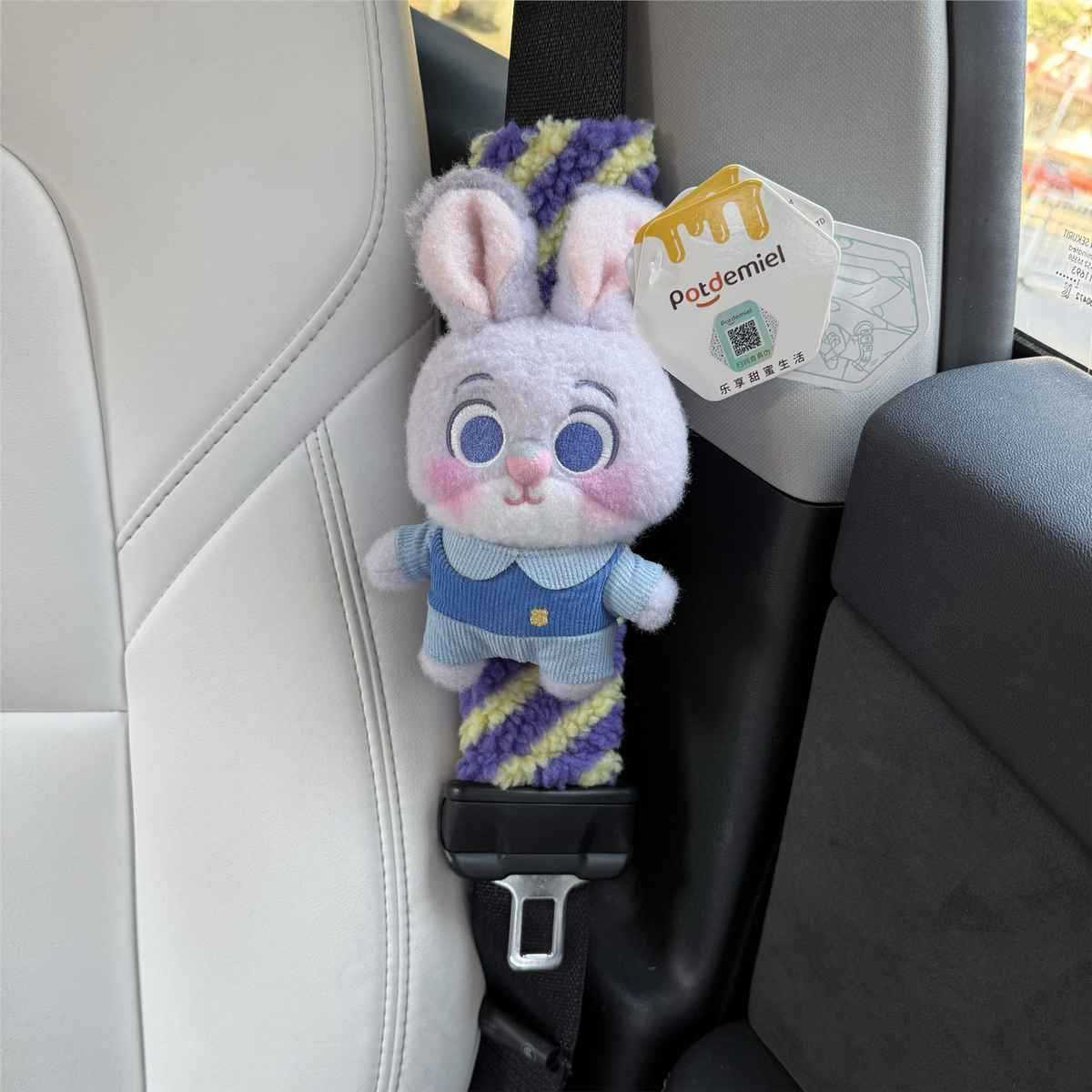 Zootopia Judy Nick Car Seat Belt Shoulder Pad Car Seat Belt Cover Car Interior Decoration Accessories