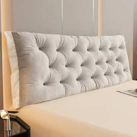 床头靠垫软包靠背工厂直销长方形床上大靠枕飘窗沙发通用绑带固定