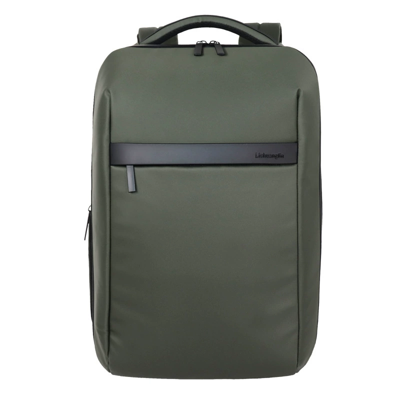 Capacious backpack, waterproof wear-resistant purse for traveling, laptop, business version, custom-made, polyester