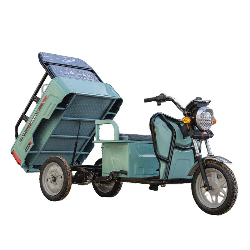 Exportación de comercio exterior triciclo eléctrico de carga para personas mayores en lugar de tracción de carga para pasajeros triciclo eléctrico plano