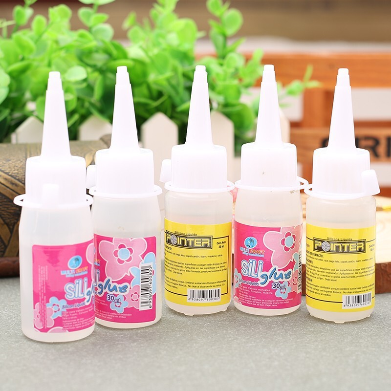 T Handmade Glue Non-Woven Alcohol Glue Transparent Soft Glue Hemp Rope Button Diamond Painting Kidsren DIY Special Liquid Glue