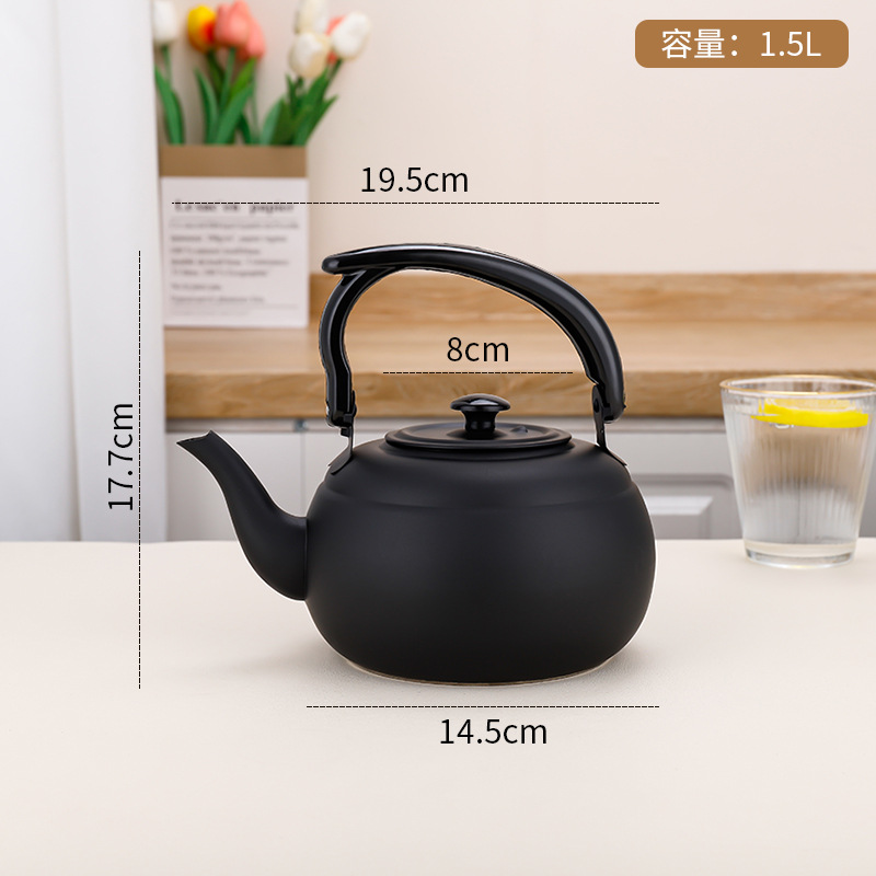 홍콩식 찻주전자 블랙-1.5L