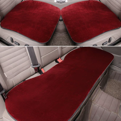 Wool pad | Cover - standard-burgundy-three-piece-set