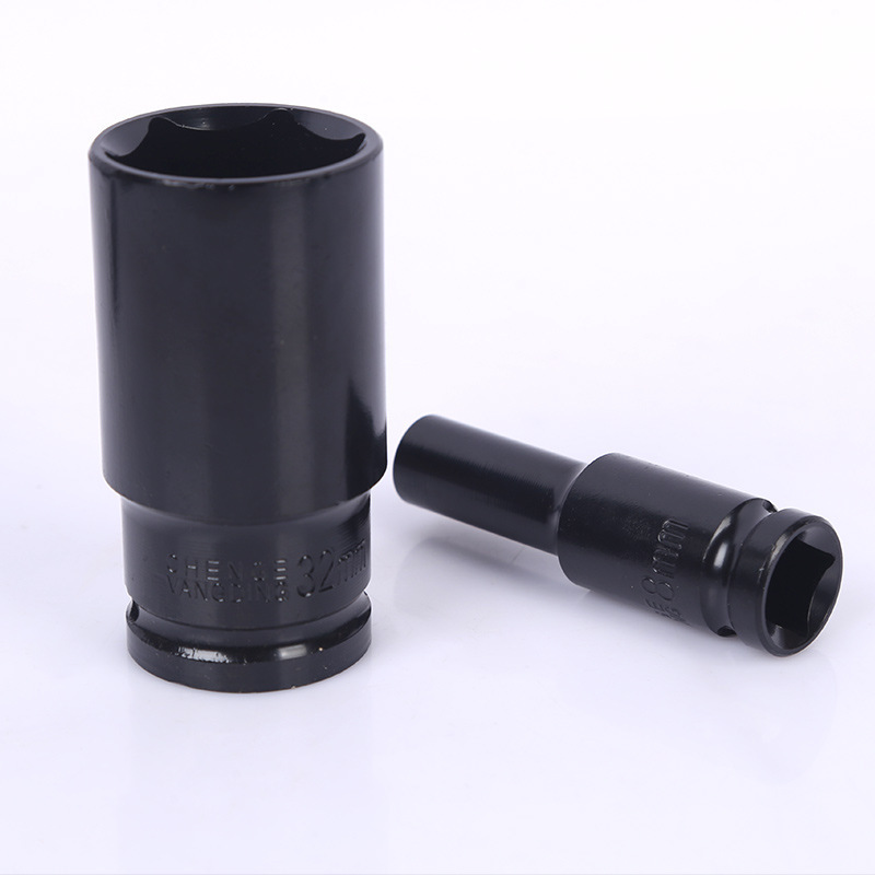 12.5口延長電動スリーブエアスリーブ風動スリーブ黒電動レンチ小風砲78mm|undefined