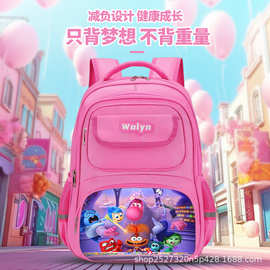 厂家批发Inside Out-头脑特工队学生书包儿童小公主粉色书包背包