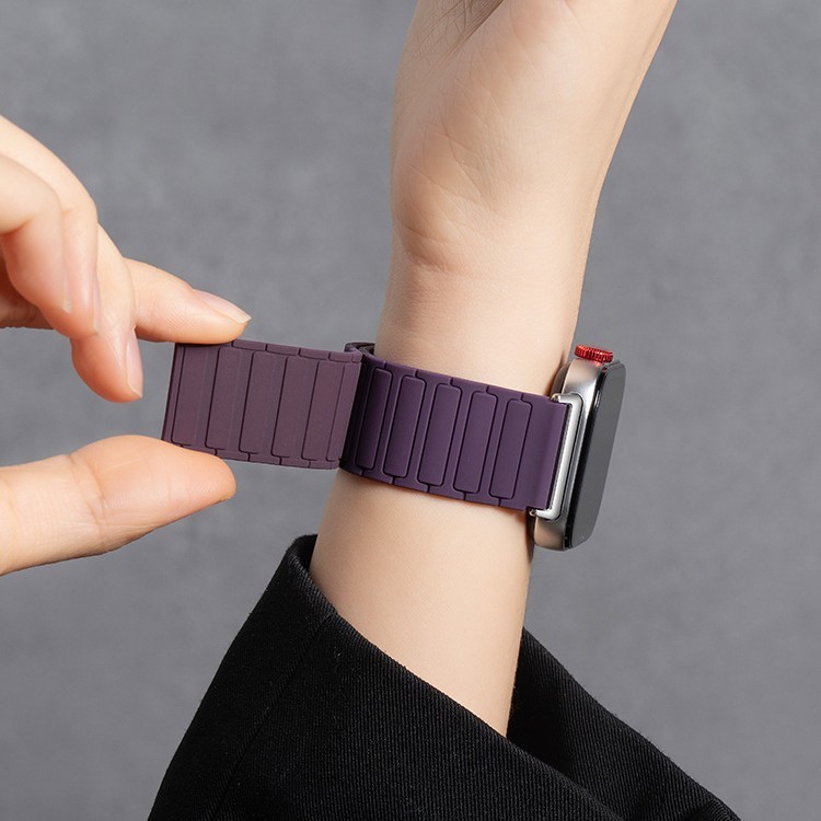 适用华为fit3硅胶手表带工装回环款硅胶磁吸华为fit4/4pro手表带|undefined